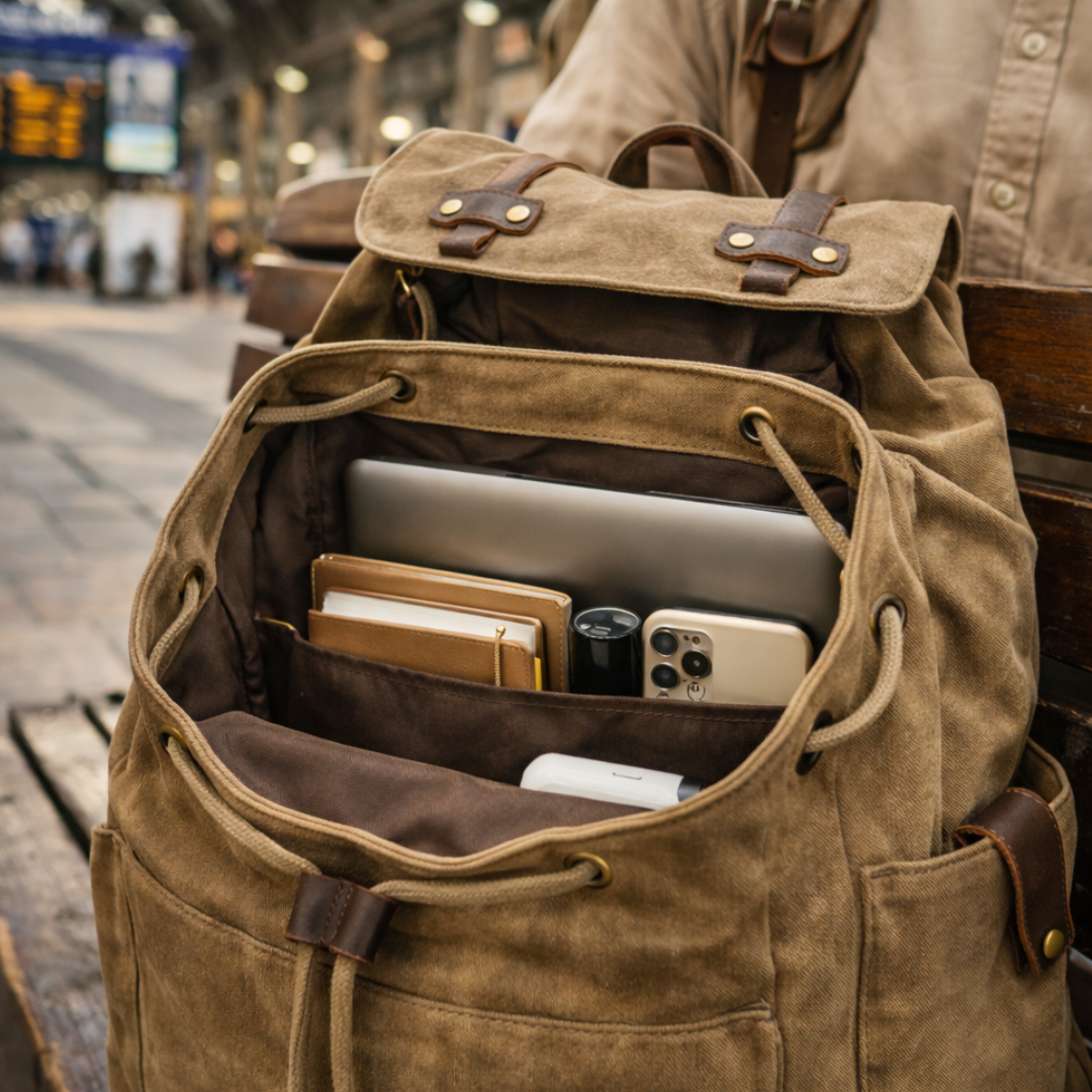 Canvas Utility Backpack
