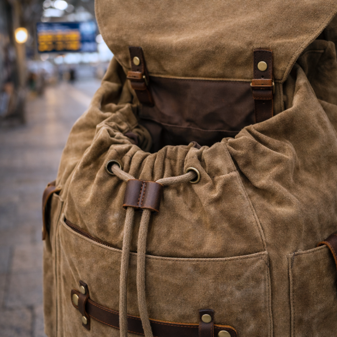 Canvas Utility Backpack
