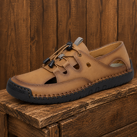 Vintage Leather Fisherman Sandals