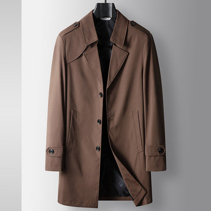 MID-LENGTH TRENCH COAT