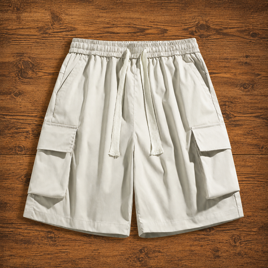 Drawstring Cargo Shorts
