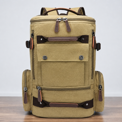 Multi-Functional Canvas Backpack