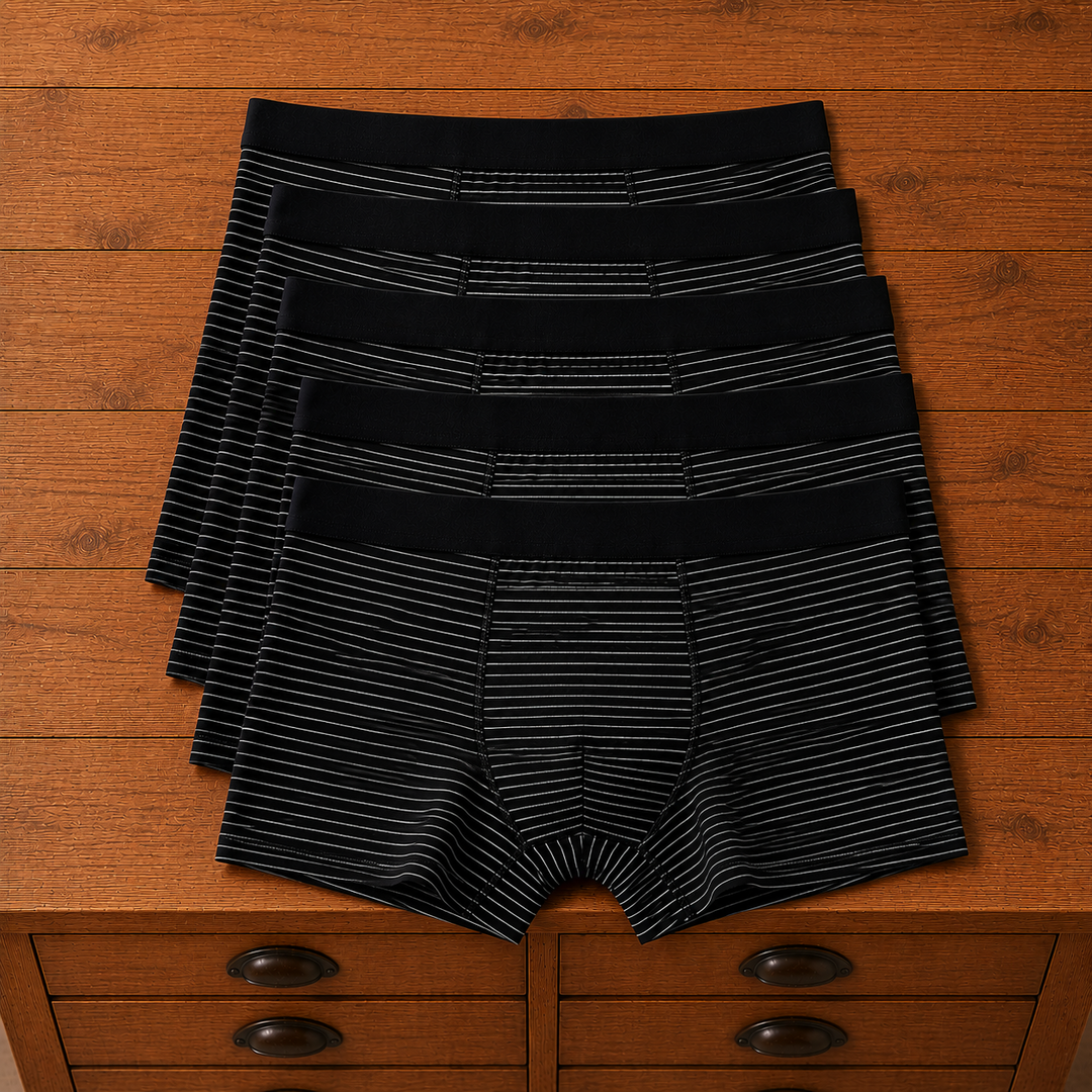 Striped Trunk Boxer Briefs