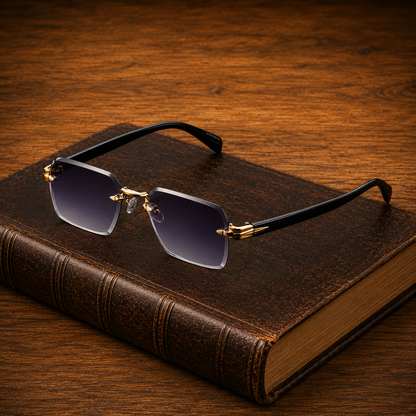 Rimless Square Sunglasses