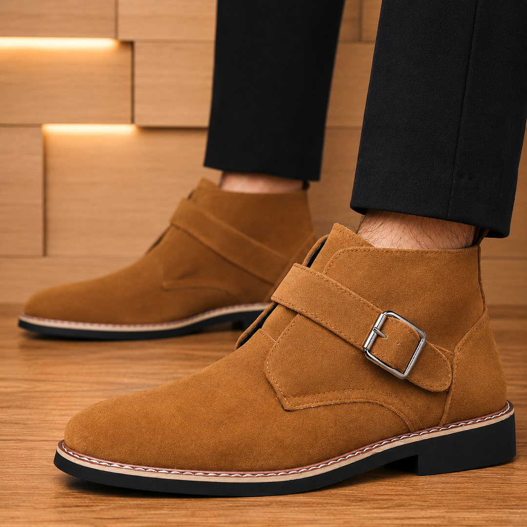 Monk Strap Ankle Boots