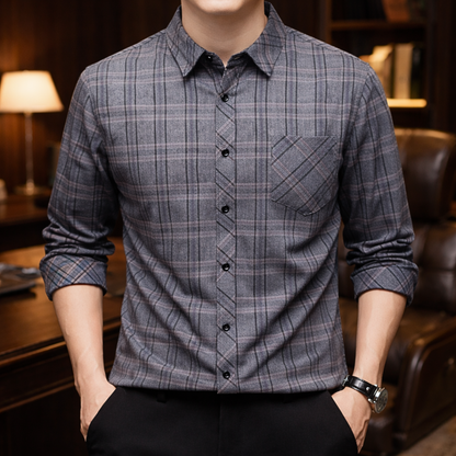Classic Plaid Button Shirt