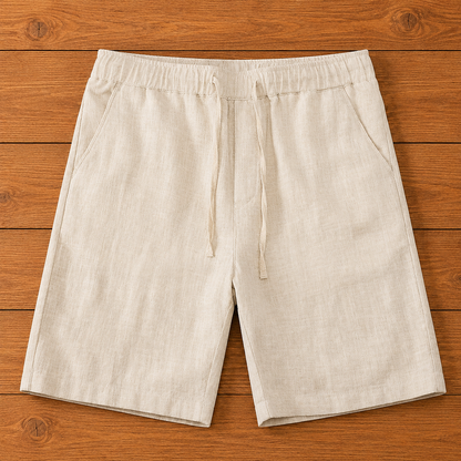 Linen Drawstring Shorts