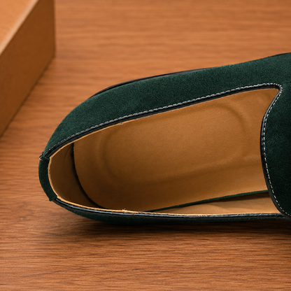 Suede Tassel Loafers