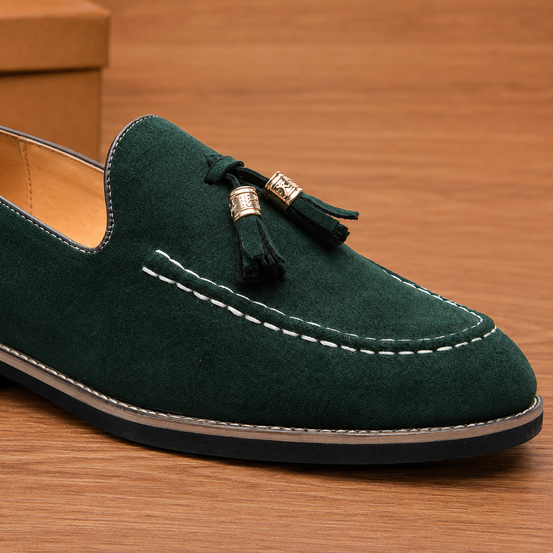 Suede Tassel Loafers
