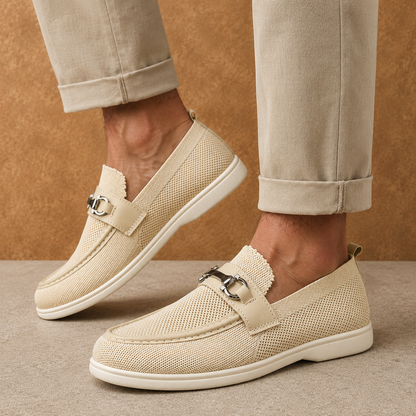 Breathable Knit Slip-on Loafers