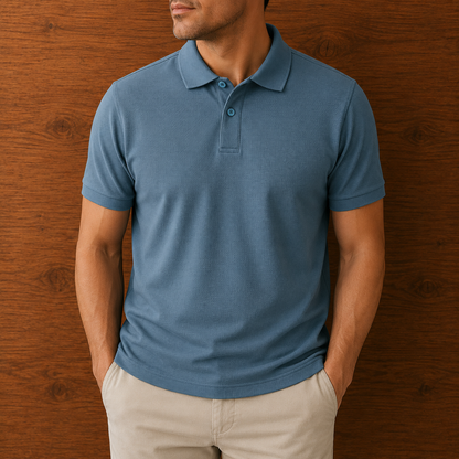 Luxury Knit Polo Shirt