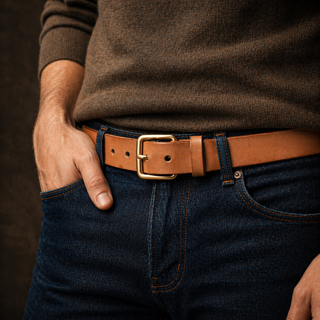 Genuine Cowhide Belt