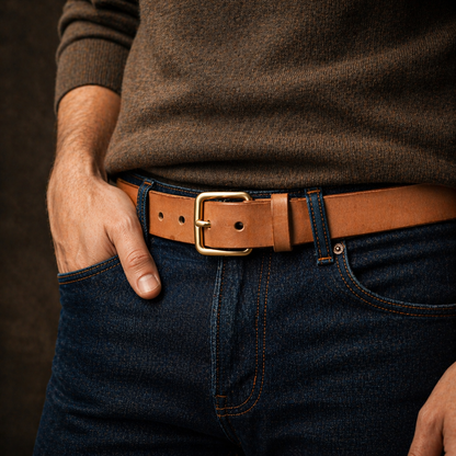 Genuine Cowhide Belt