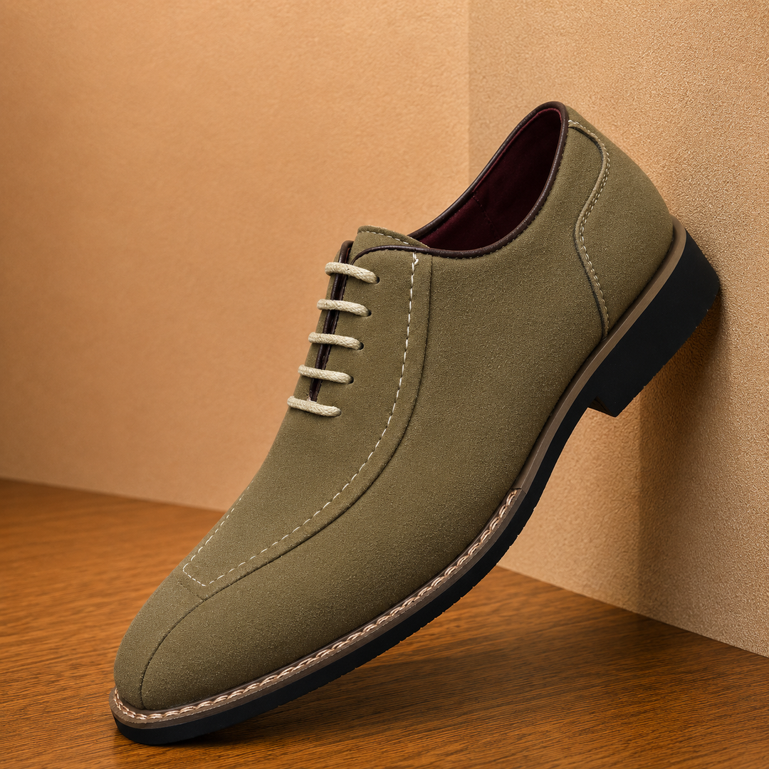 Apron Toe Derby Shoes