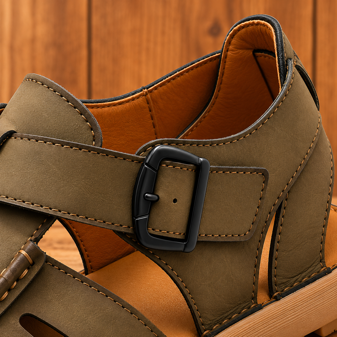 Casual Leather Walking Sandals
