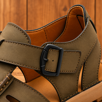 Casual Leather Walking Sandals