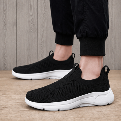 Breathable Knit Slip-Ons