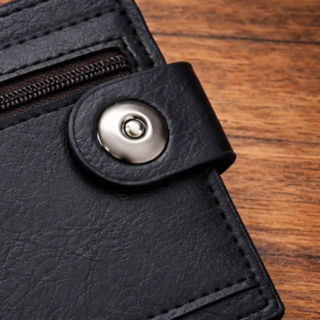 Compact Leather Wallet