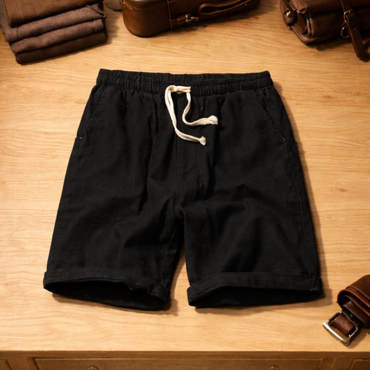 Relaxed Drawstring Shorts