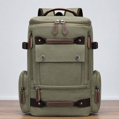 Multi-Functional Canvas Backpack