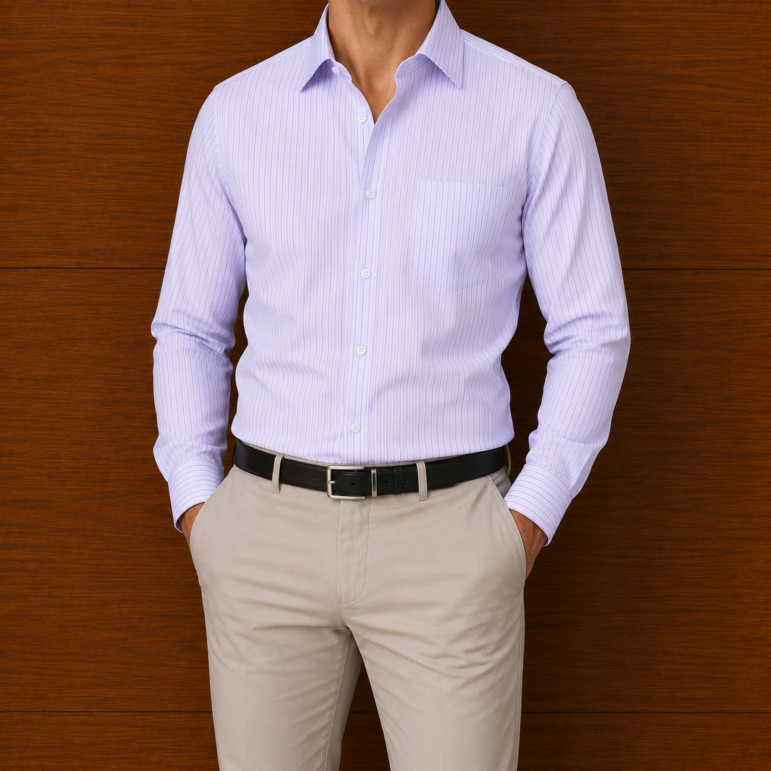 Pinstripe Dress Shirt