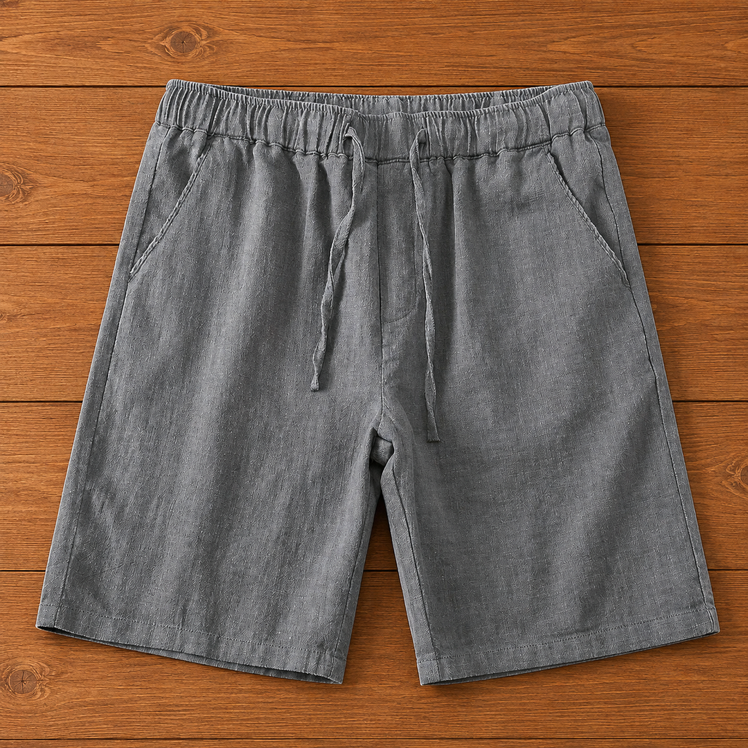 Linen Drawstring Shorts