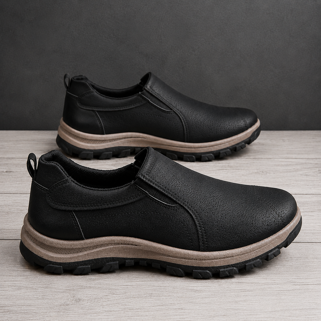 Outdoor Leather Slip-Ons