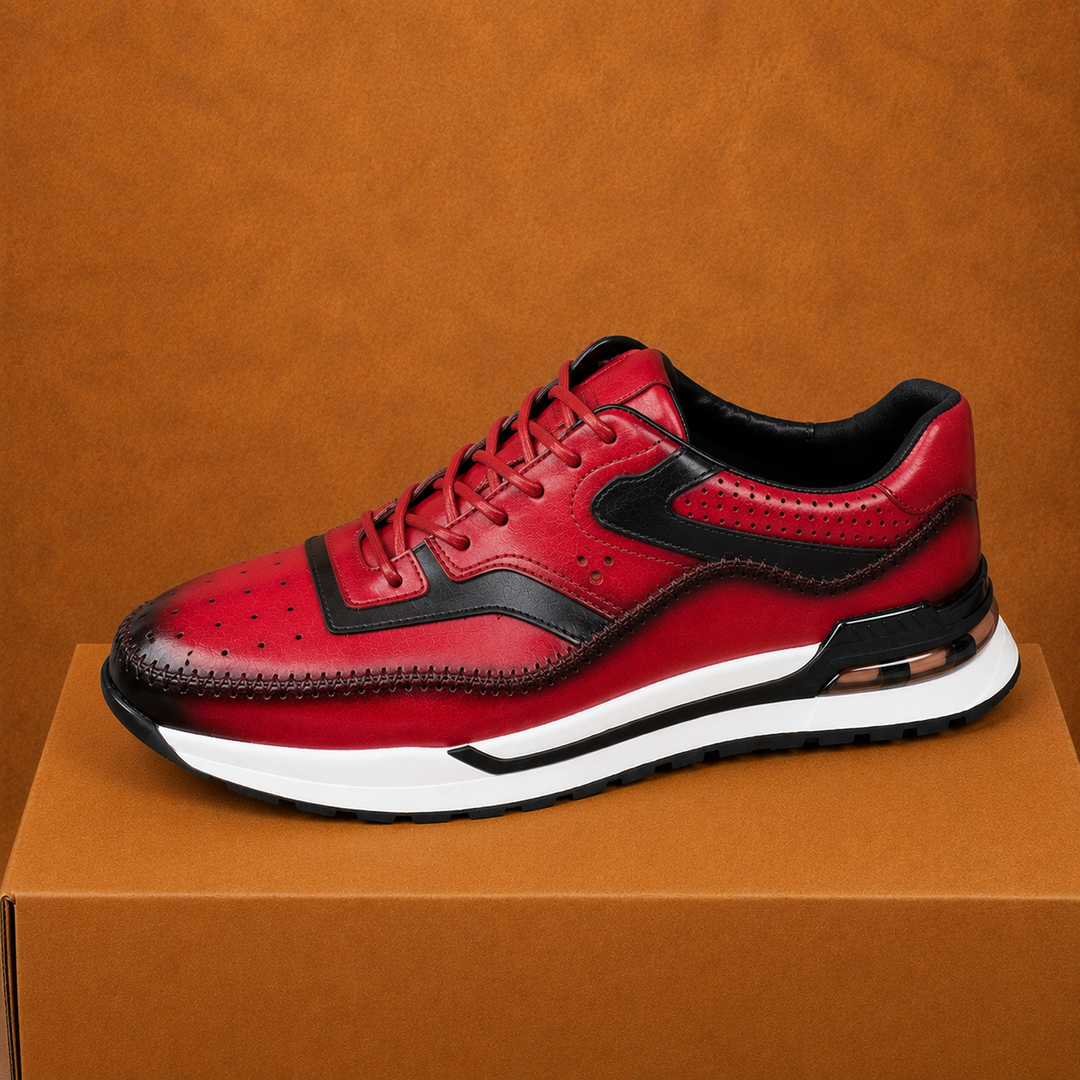 Premium Leather Dress Sneakers