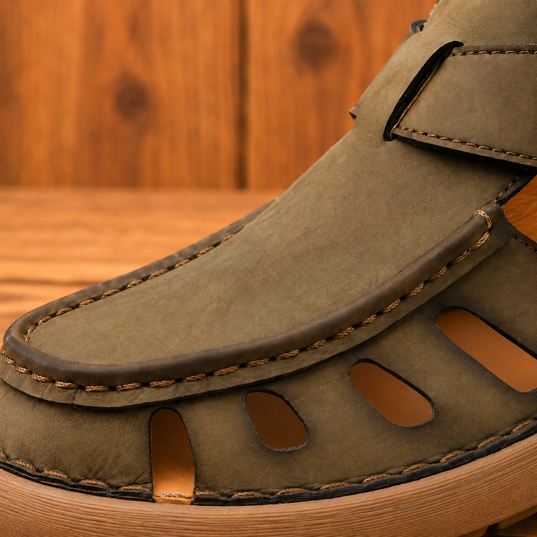 Casual Leather Walking Sandals