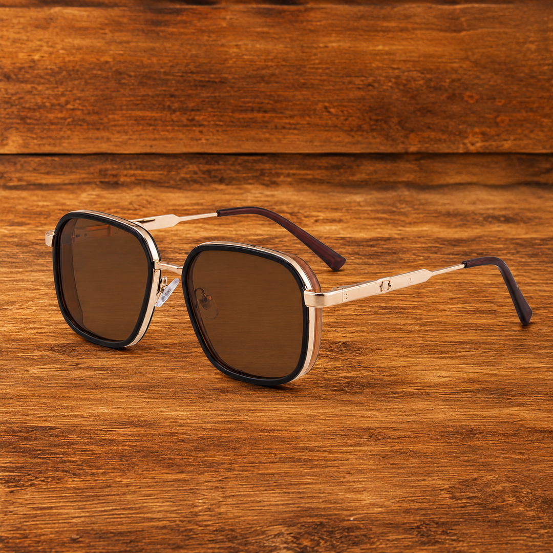 Geometric Frame Sunglasses