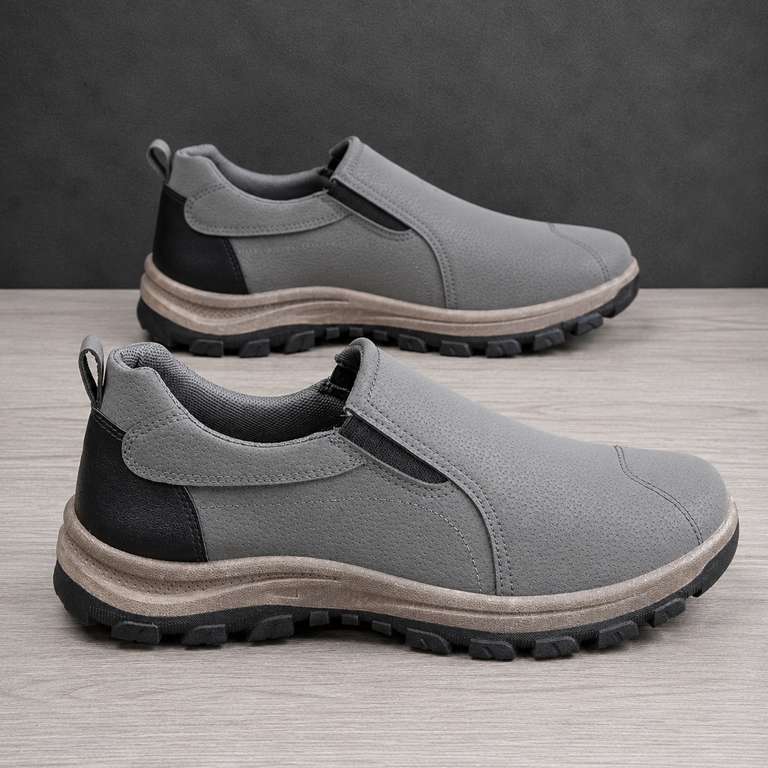 Outdoor Leather Slip-Ons