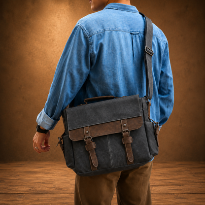 Vintage Messenger Briefcase