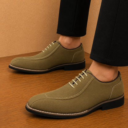 Apron Toe Derby Shoes