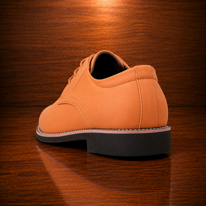 Smooth Lace-Up Dress Shoes