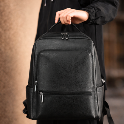 Minimalist Leather Backpack