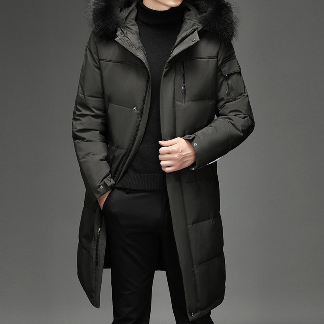 WARM LONG DOWN COAT