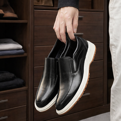 Office Slip-On Leather Loafers