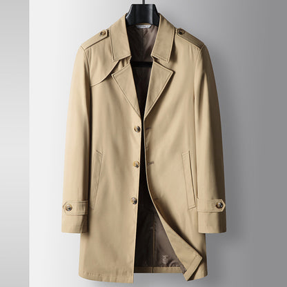 MID-LENGTH TRENCH COAT