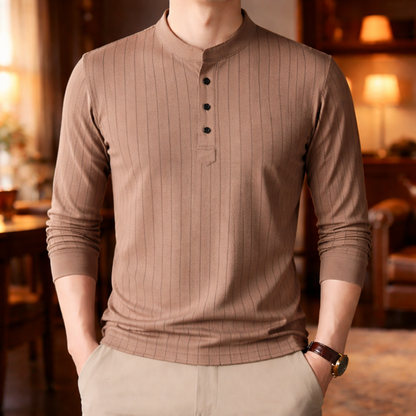 Knit Henley Shirt