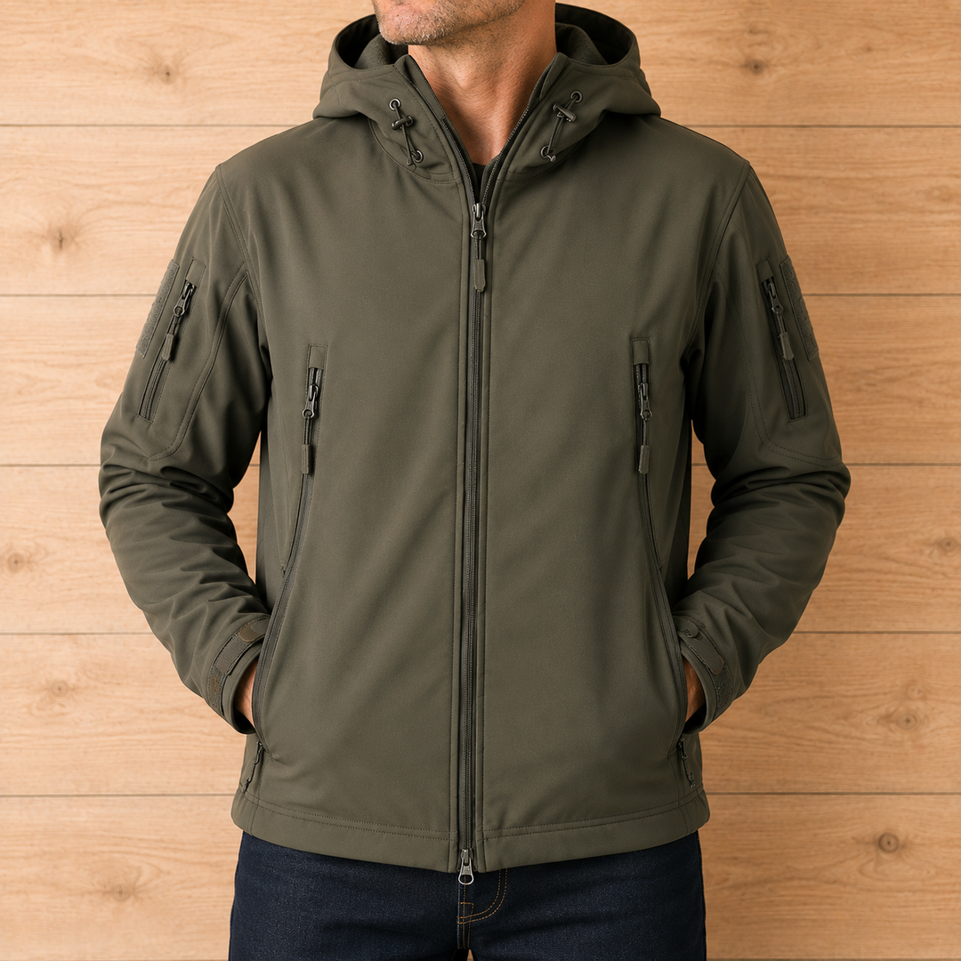 Hooded Softshell Tactical Jacket