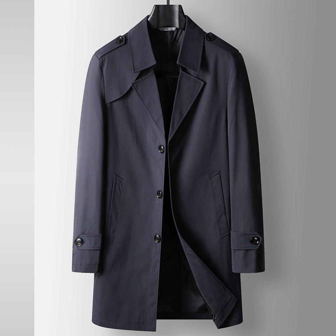 MID-LENGTH TRENCH COAT
