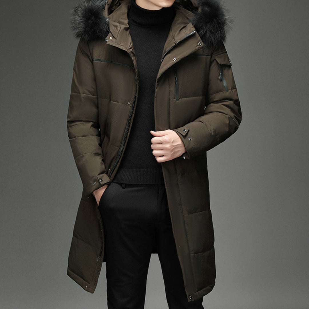 WARM LONG DOWN COAT