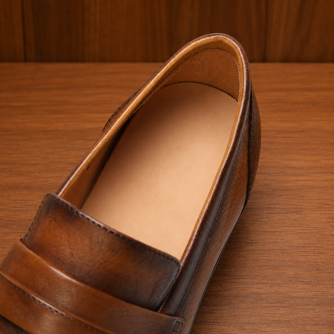Premium Leather Penny Loafers