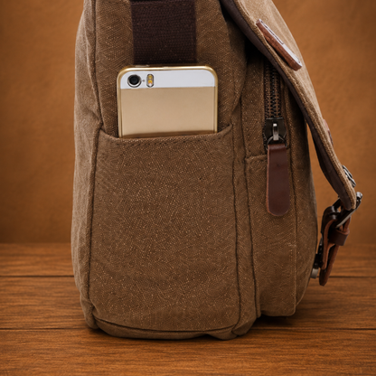 Vintage Canvas Messenger Bag