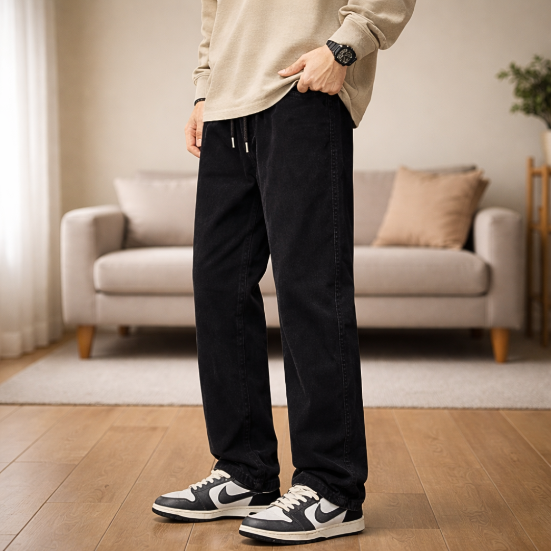 Relaxed Drawstring Pants