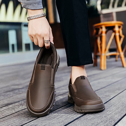 Comfort Fit Leather Loafers