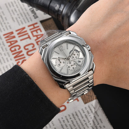 STEEL CHRONO WATCH