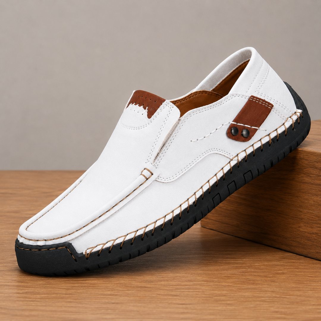 Textured Casual Slip-On Shoes