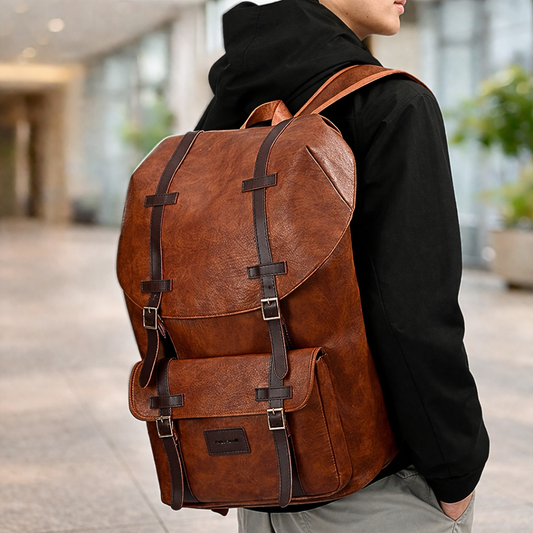 Vintage Leather Backpack